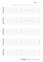 ギター指板図(5段)