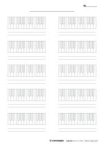 白紙ピアノコード(10段)